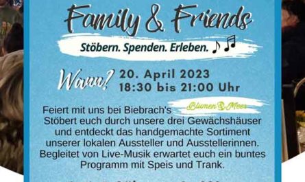 Spendenaktion Biebrach's Blumen & Meer bei Biebrach's Family & Friends Jörg Wilke Die Weinprobe Wilhelmshaven