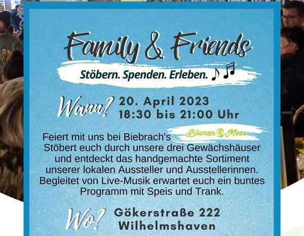 Biebrach’s Family & Friends sammelt am 20.04.2023 für unsere ChaKA-Schulranzen-Aktion